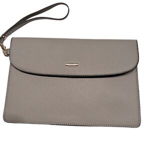 Lovesick Envelope wristlet clutch Grey